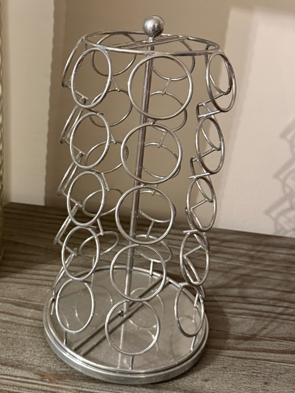 Silver Rotating K-Cup Holder